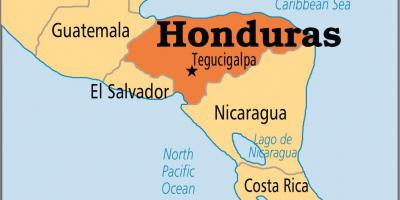 Hondurasa kapitāla karte
